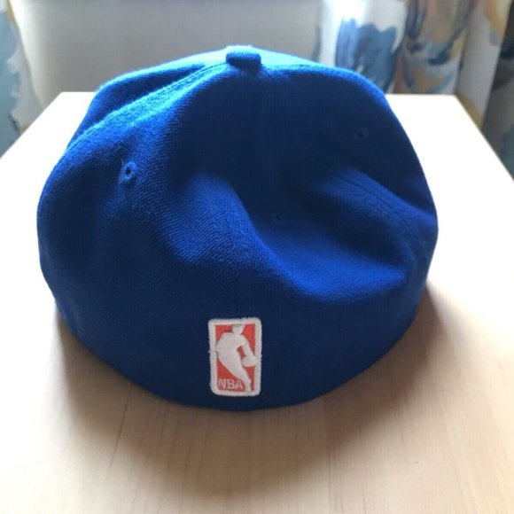 New Era 59Fifty NBA New York Knicks Team Blue Fitted Hat - Sz 7 - Picture 7 of 7